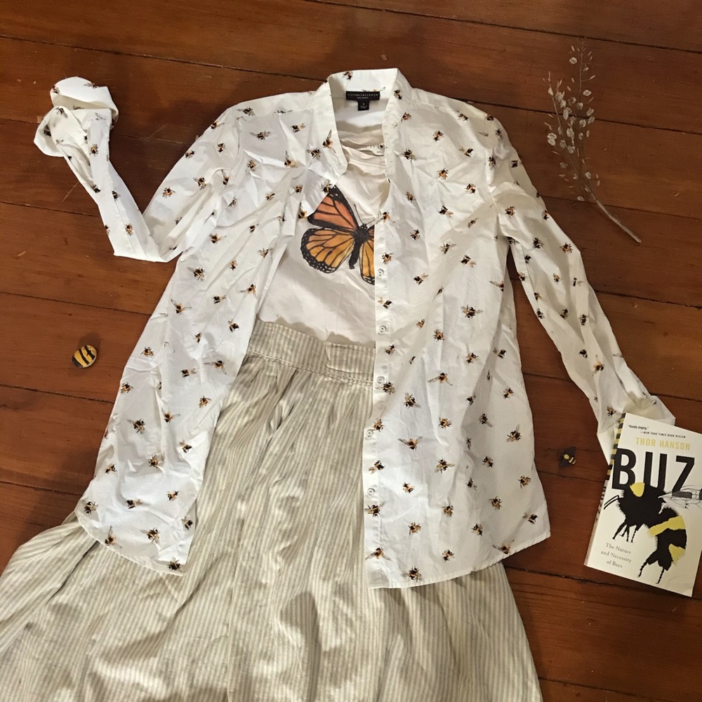 Victoria Beckham Bee Button-Down